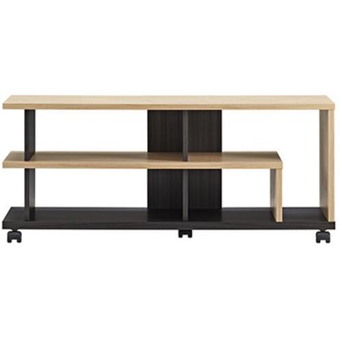 朝日木材加工 AS-FEL980 ナチュラル木目×アッシュグレー木目 ナチュラル キャスター付テレビ...