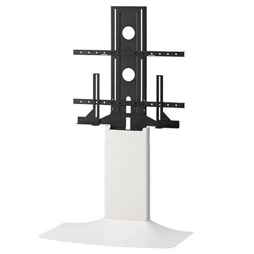 朝日木材加工 WS-F820-WW ホワイト&amp;ホワイト 壁寄せテレビスタンド