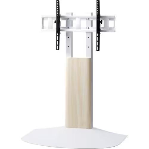 朝日木材加工 WS-BL840-NA ナチュラル木目&amp;ホワイト Swing 壁寄せテレビスタンド