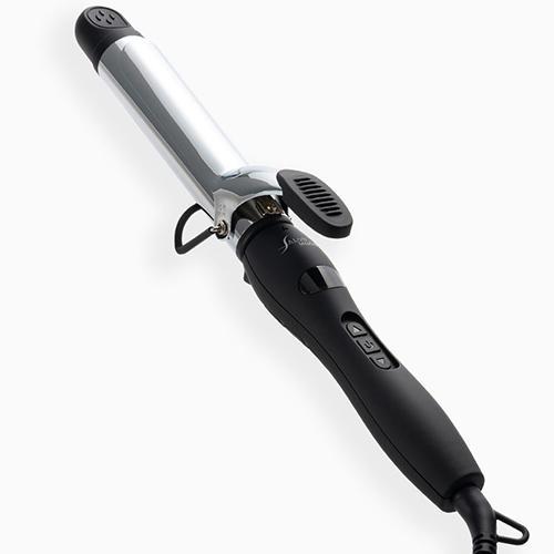 SALONMOON(サロンムーン) SLM832 ブラック ミラーダブルイオン カールヘアアイロン ...