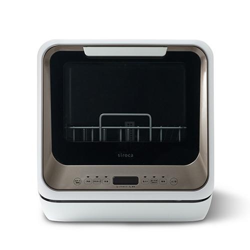 シロカ(siroca) SS-M171 W/TL メタリックウォームグレー 食器洗い乾燥機 工事不要...