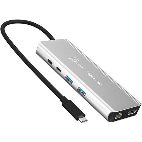 j5create(ジェイファイブ クリエイト) JCD403 スペースグレー USB4 8K 2.5...