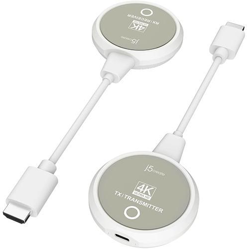 j5create(ジェイファイブ クリエイト) JVAW75 ホワイト ScreenCast 4Kワ...