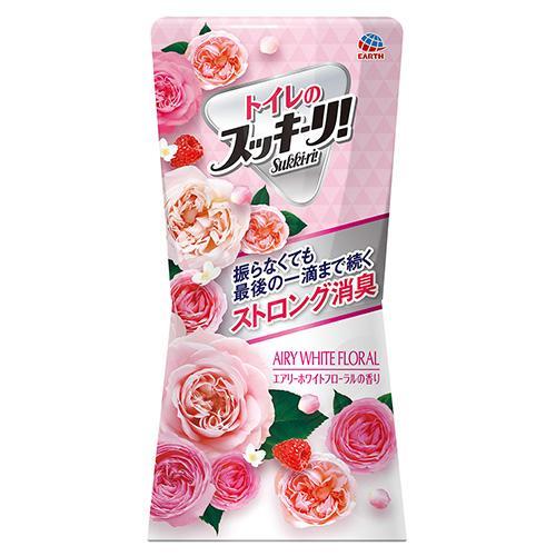 アース製薬 トイレのスッキーリ! エアリーホワイトフローラル 400ml