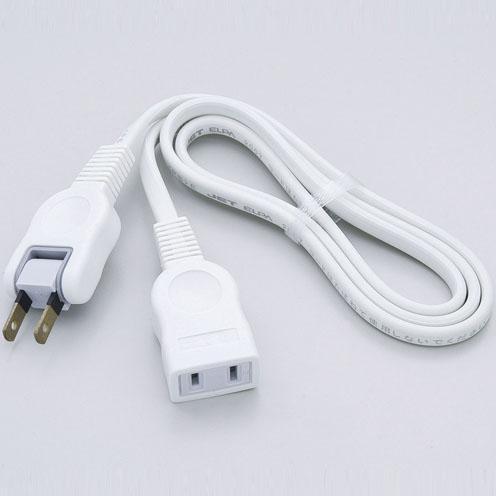 エルパ(ELPA) 延長コード 1m W-1511NB-W ホワイト