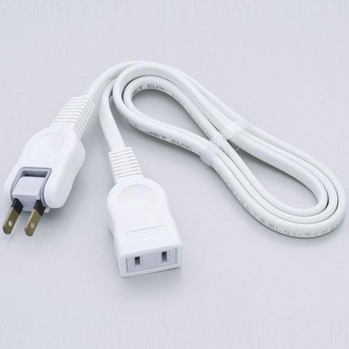 エルパ(ELPA) 延長コード 2m W-1512NB-W ホワイト