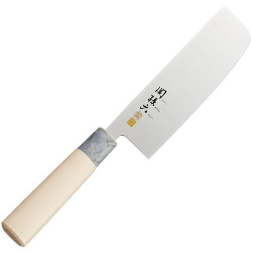 貝印 関孫六 銀寿ST和包丁 菜切165mm AK-5069