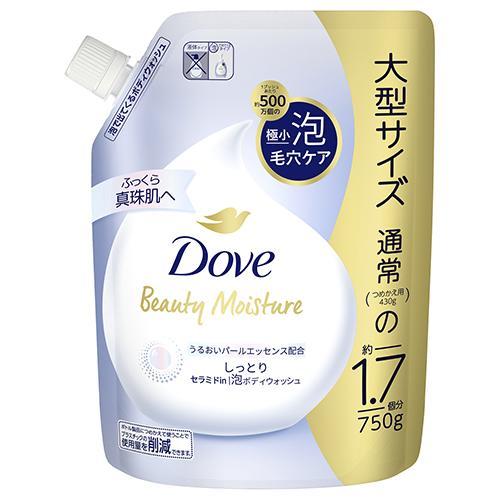 ユニリーバ ダヴボディソープ モイスチャー泡ボディウォッシュ しっとり詰替用 750g