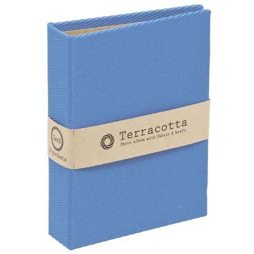 ナカバヤシ TER-CK1P-70-B ブルー テラコッタ ポケットアルバム チェキ1段20枚