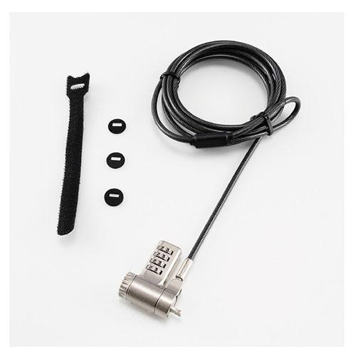 ナカバヤシ SL-065 シルバー セキュティロック/3種 ケンジントン、Noble、Nano 対応...