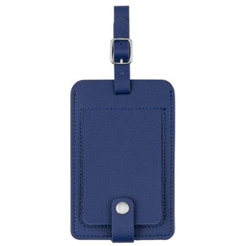 ミヨシ MBZ-RT01BL ブルー ミニフォトを入れられるネームタグ