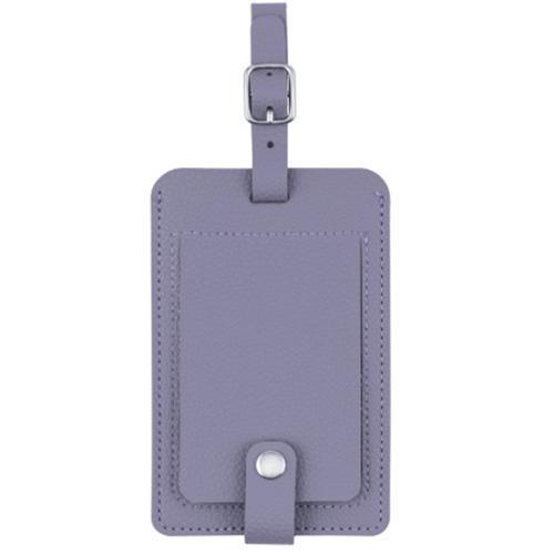 ミヨシ MBZ-RT01PP パープル ミニフォトを入れられるネームタグ