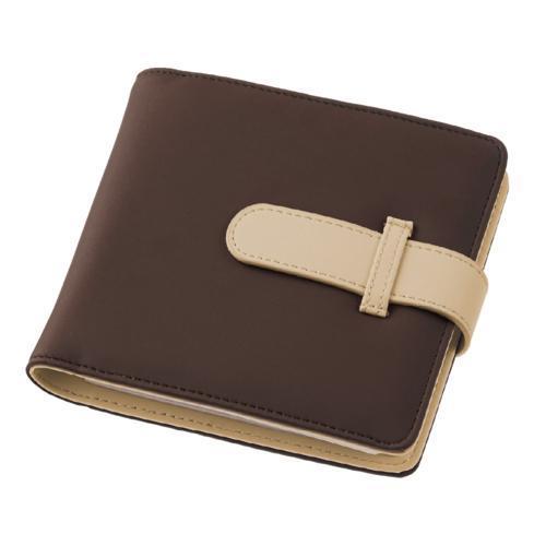 ナカバヤシ BD-092-24BR ブラウン Blu-ray対応 24枚収納 ディスクケース