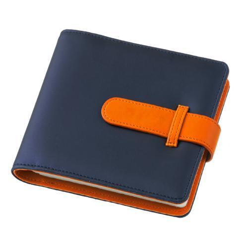 ナカバヤシ BD-092-24NB ネイビー Blu-ray対応 24枚収納 ディスクケース