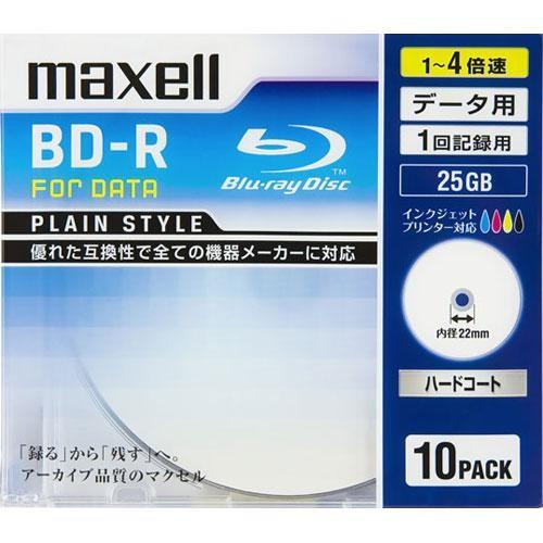 マクセル(maxell) BR25PPLWPB.10S データ用 BD-R ブルーレイディスク 25...