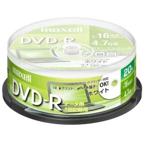 マクセル(maxell) DR47PWE.20SP データ用 DVD-R 4.7GB 一回(追記) 記録 プリンタブル 16倍速 20枚｜eccurrent