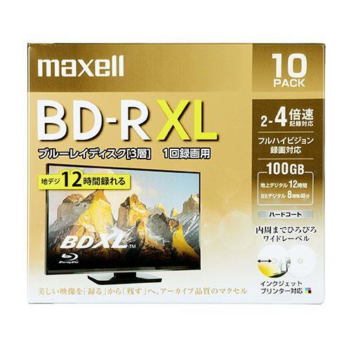マクセル(maxell) BRV100WPE.10S 録画用 BD-R ブルーレイディスク XL 3...
