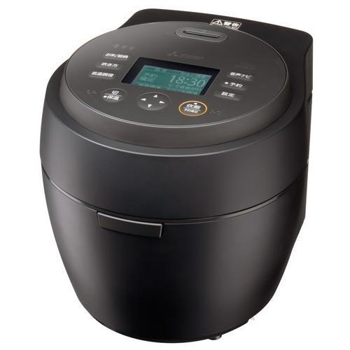 三菱(MITSUBISHI) NJ-BW10H-B 炭漆黒 IHジャー炊飯器 本炭釜 5.5合 ブラ...
