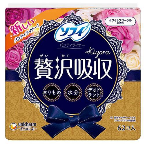 ユニ・チャーム(unicharm) ソフィ Kiyora きよら 贅沢吸収 ふつう用 ホワイトフロー...