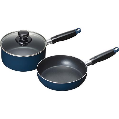 スティージーII 片手鍋（１６ｃｍ）＆フライパン（１８ｃｍ）セット[代引不可]