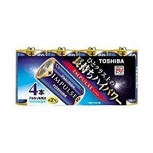 東芝(TOSHIBA) LR14H4MP インパルス アルカリ乾電池 単2形 4本パック｜eccurrent