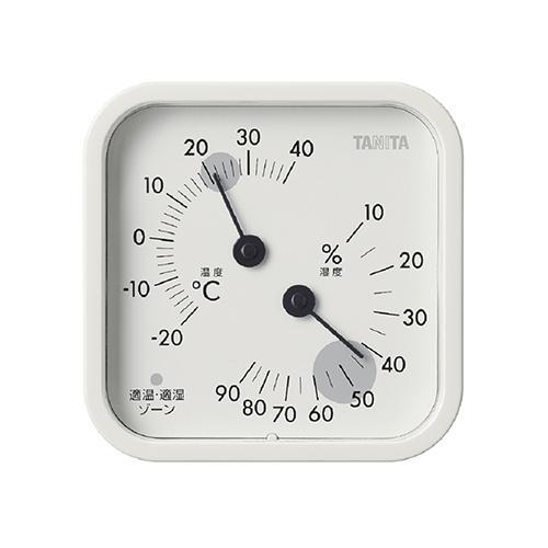 タニタ(TANITA) TT-587-IV アイボリー アナログ温湿度計