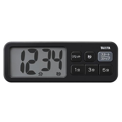 タニタ(TANITA) TD-431 マットブラック 抗菌でか見えタイマー