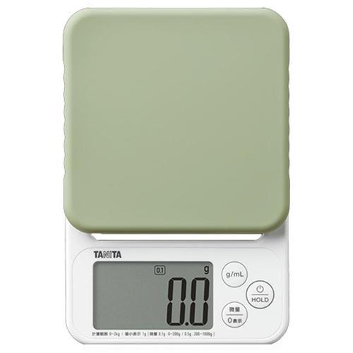タニタ(TANITA) KJ-222-GR グリーン デジタルクッキングスケール