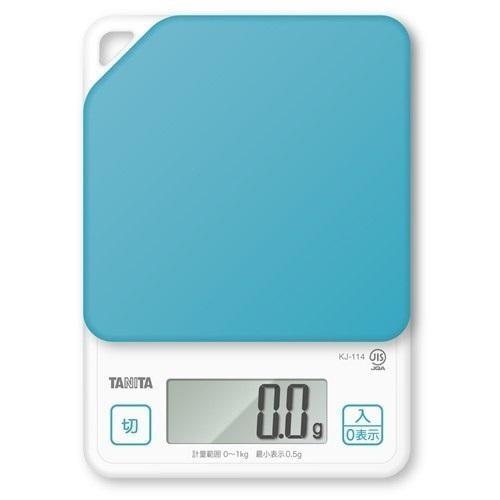 タニタ(TANITA) KJ-114-BL アクアミントブルー デジタルクッキングスケール