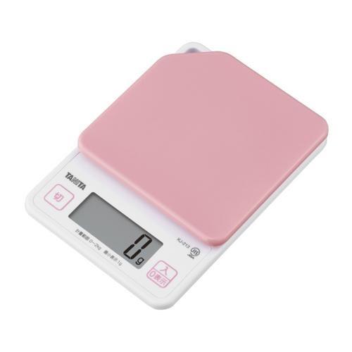 タニタ(TANITA) KJ-213-PK ストロベリーピンク デジタルクッキングスケール