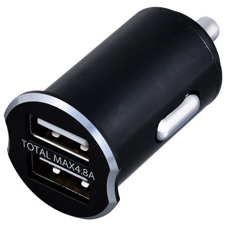 セイワ F325 ブラック DCアルミパワープラグUA×2