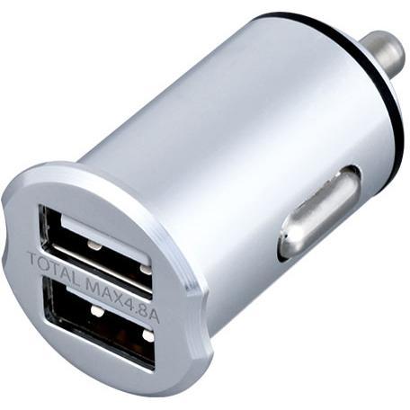 セイワ F326 シルバー DCアルミパワープラグUA×2