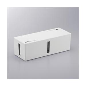 バッファロー(BUFFALO) BSTB01LWH ホワイト ケーブルボックス 電源タップ&amp;ケーブル...