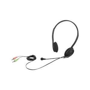 バッファロー(BUFFALO) BSHSH14BK ブラック 両耳ヘッドバンド式 ヘッドセット