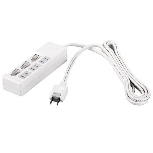 バッファロー(BUFFALO) 2ピン式電源タップ 3個口 上挿し 3m BSTAPSW2330WH...