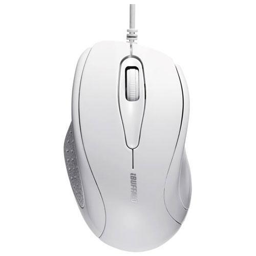 バッファロー(BUFFALO) BSMRU21WH ホワイト USB接続 光学式3ボタン