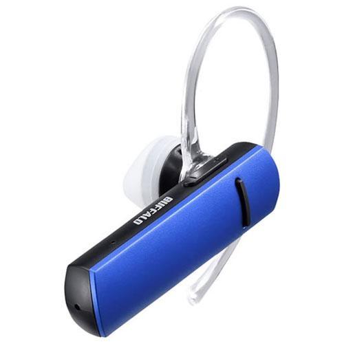 バッファロー(BUFFALO) BSHSBE200BL ブルー Bluetooth4.0対応 片耳ヘ...