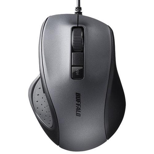 バッファロー(BUFFALO) BSMBU300BK ブラック USB 有線BlueLED光学式マウ...