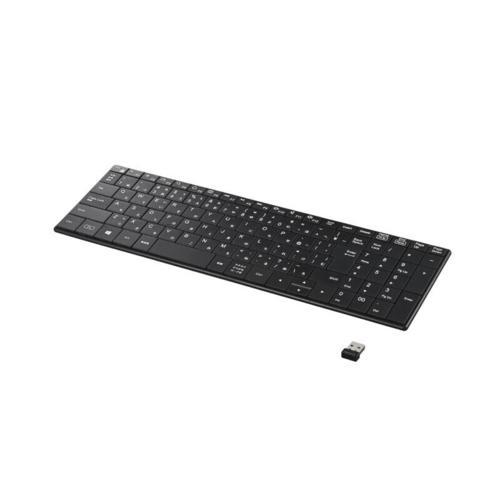 バッファロー(BUFFALO) BSKBW330BK ブラック USB 2.4GHz無線 コンパクト...