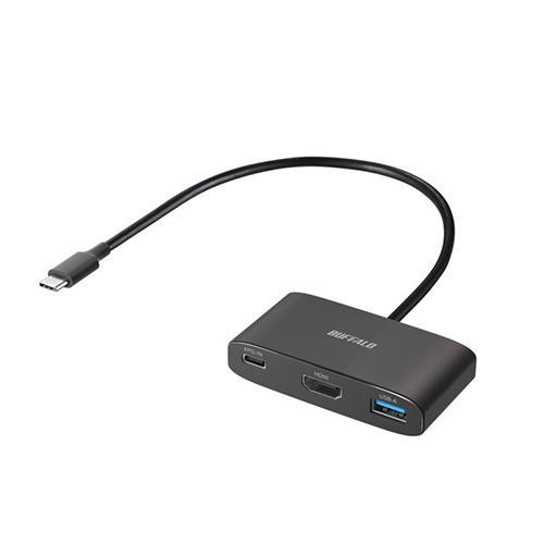 バッファロー(BUFFALO) BSH3U330C1PBK ブラック USBハブ