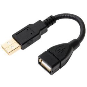 ミヨシ USB-EX21BK(ブラック) USB延長ケーブル 0.15m
