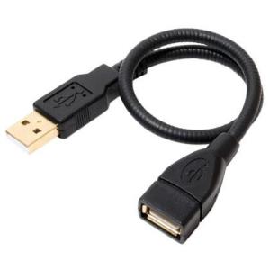ミヨシ USB-EX23BK(ブラック) USB延長ケーブル 0.3m