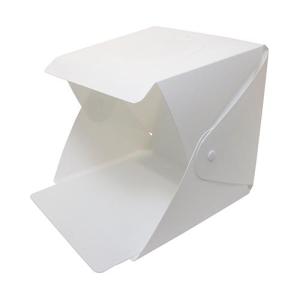 ミヨシ SAC-BOX02 LEDライト搭載 折りたたみ撮影ボックス 20cmタイプ｜eccurrent