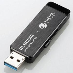 エレコム(ELECOM) MF-TRU316GBK(ブラック) ウィルス対策USB3.0メモリ 16GB｜eccurrent