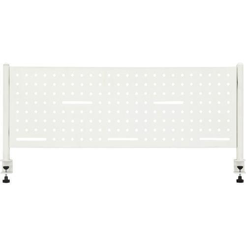 不二貿易  【組立品】デスクパネル クレバー ホワイト ホワイト 18577【代引・日時指定・キャン...