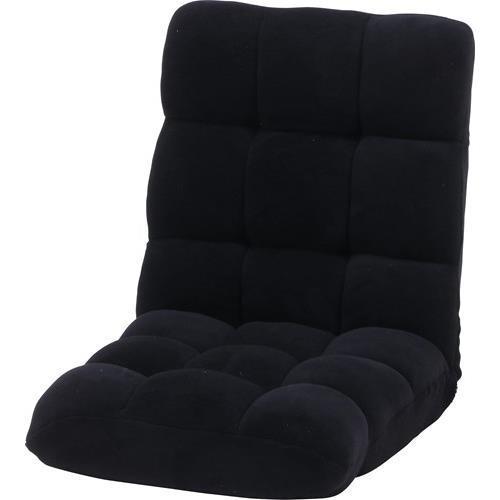 不二貿易  【完成品】ふわもこ フロアチェア ＢＫ 38147【代引・日時指定・キャンセル不可・北海...