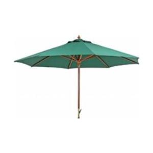 不二貿易  【完成品 一部取付 】 木製パラソル ２７０ｃｍ グリーン ２７０ＧＲ 60153【代引...
