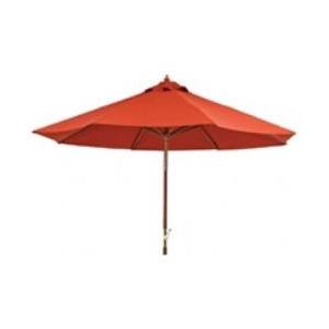 不二貿易  【完成品 一部取付 】 木製パラソル ２７０ｃｍ エンジ ２７０ＲＳ 60156【代引・...