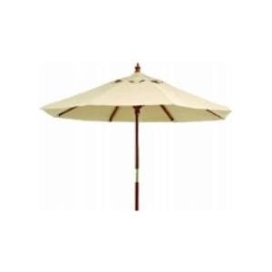 不二貿易  【組立品】 木製パラソル 210ｃｍ アイボリー 210ＩＶ 60157【代引・日時指定...