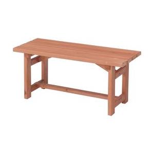 不二貿易  【組立品】 木製ベンチ９０ 83995【代引・日時指定・キャンセル不可・北海道沖縄離島配...